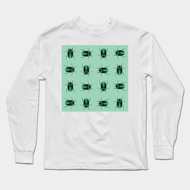 Beetle Long Sleeve T-Shirt by MichelMM